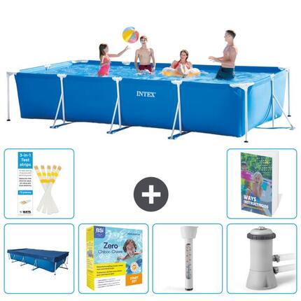 Piscine Tubulaire Rectangulaire - 450x220x84 cm - 7-pièces S18