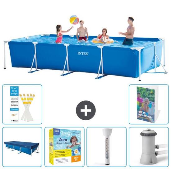 Piscine Tubulaire Rectangulaire - 450x220x84 cm - 7-pièces S18