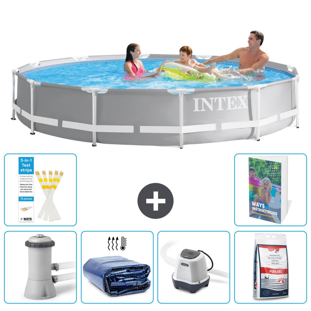 Prism Frame Pool Rund - 366x76 cm - 7-teilig  S329 1/7