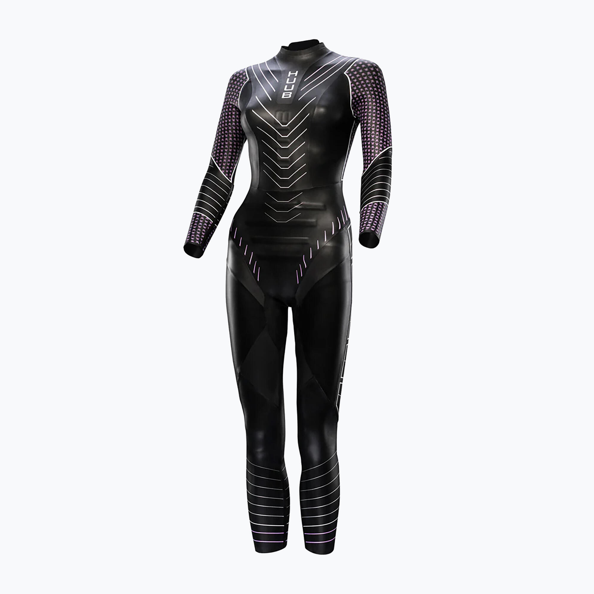 Pianka triathlonowa damska HUUB Pinnacle NB 5:3 mm purple 3/7