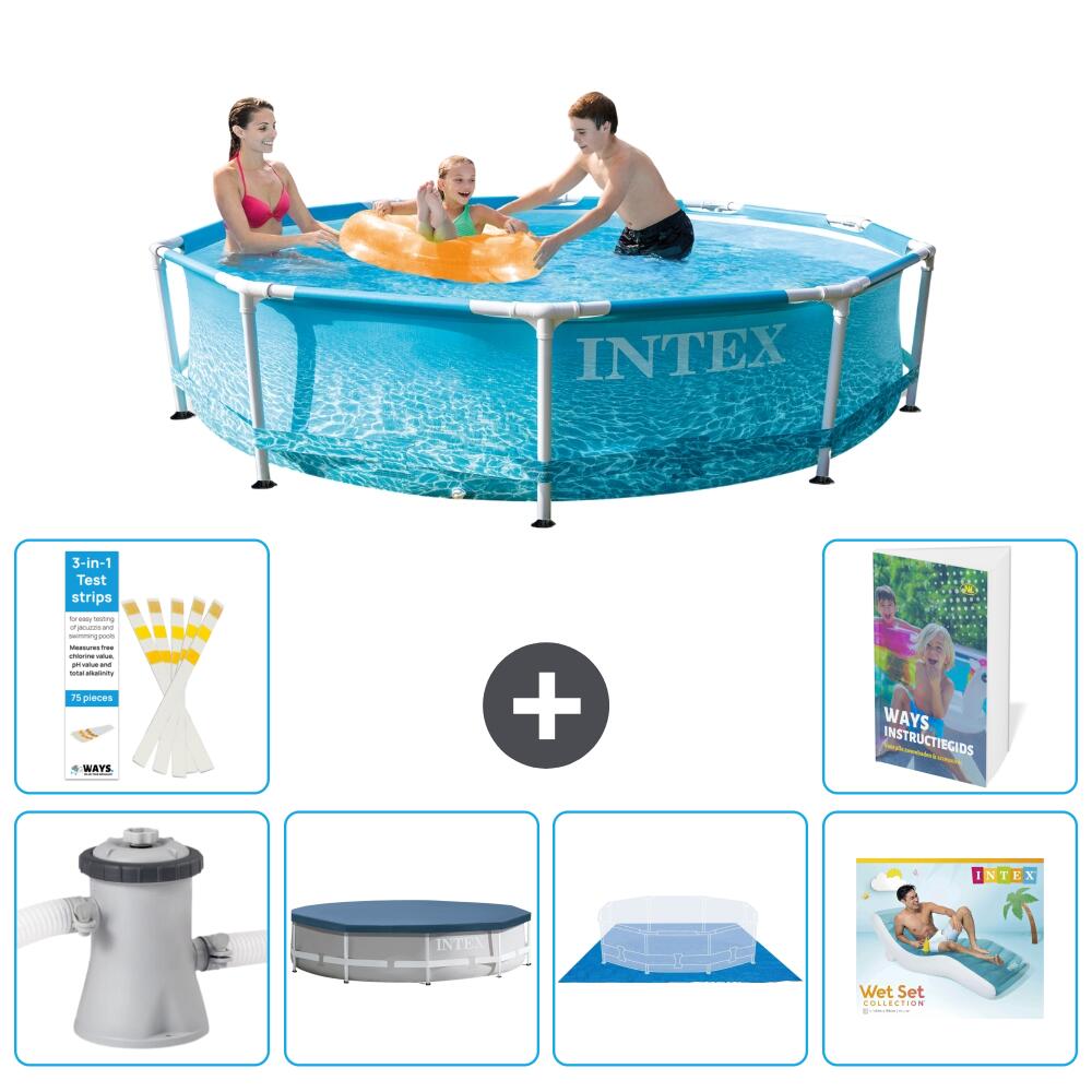 Frame Pool Rund - 305x76 cm - 7-teilig  S322 1/7