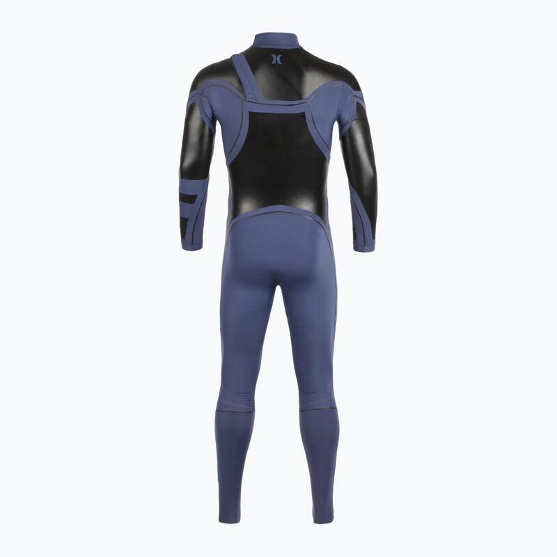 Costum de înot bărbați Hurley Max 4/3+ mm Fullsuit denim