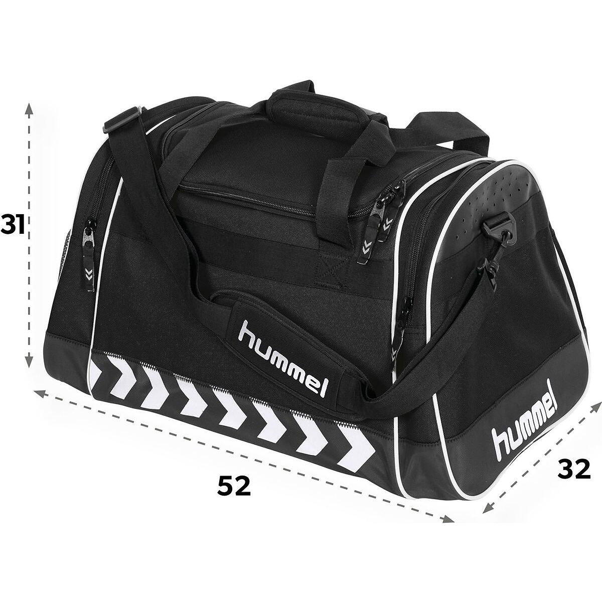 Hummel Milford (M) Sac de sport avec poches latérales - Noir 2/5