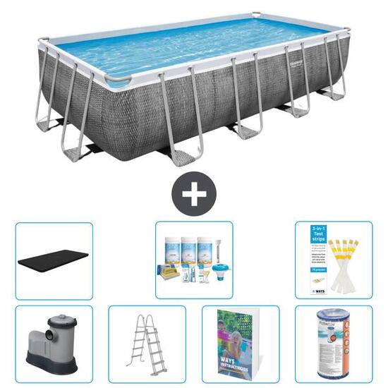 BESTWAY Piscina Bestway Power Steel Rectangular - 549x274x122 cm - S556