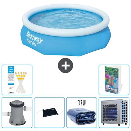 BESTWAY Basen Fast Set Okrągły - 305x76 cm - 7-częściowy S216