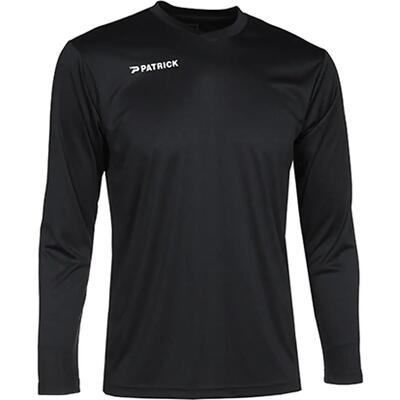 Shirt - football - heren - langarm slim fit - pat105 - zwart