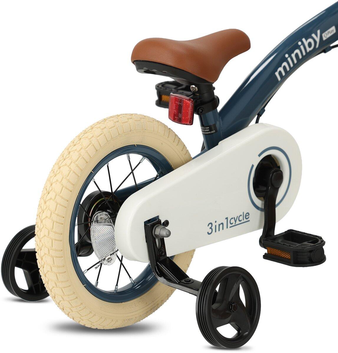 Qplay Miniby Kinderfahrrad 12 Zoll - 3 in 1 - Laufrad - Stahl 6/7
