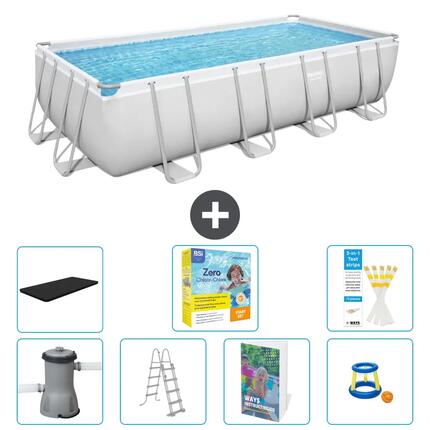 Bestway Power Steel Rectangulaire - 488x244x122 cm - 6-pièces S529