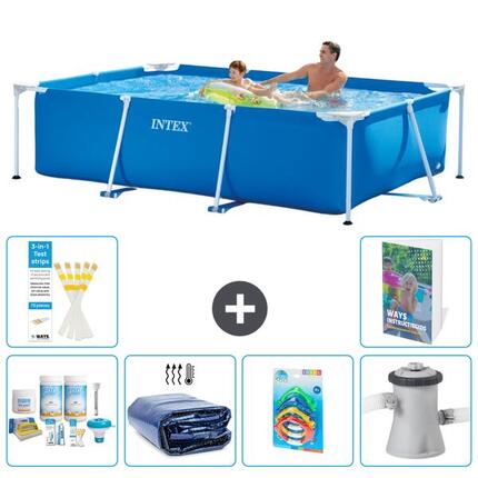 Piscine Tubulaire Rectangulaire - 260x160x65 cm - 7-pièces S108