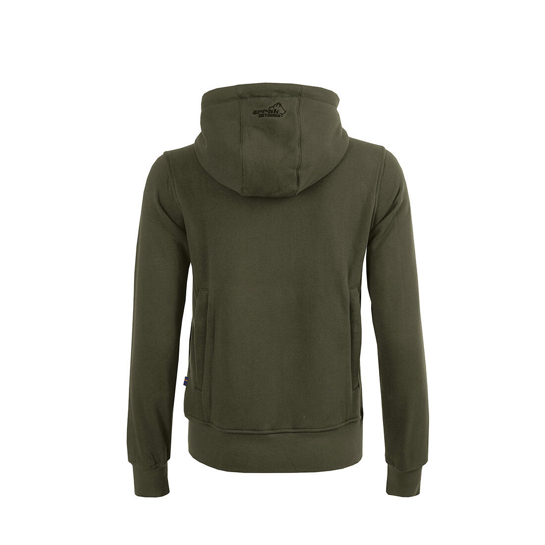 Sportlicher Hoodie für Damen in Olivgrün 5/7