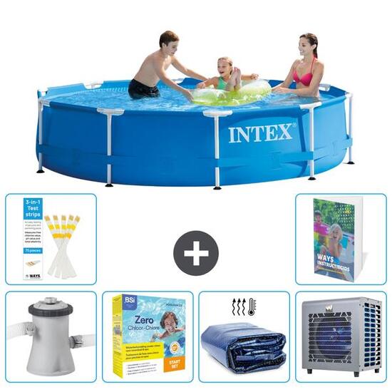 Piscine Tubulaire Ronde - 305x76 cm - 7-pièces S331