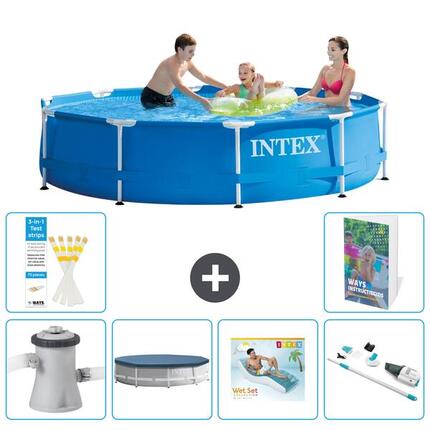 INTEX Piscina con estructura Redonda - 305x76 cm - 7-piezas S236