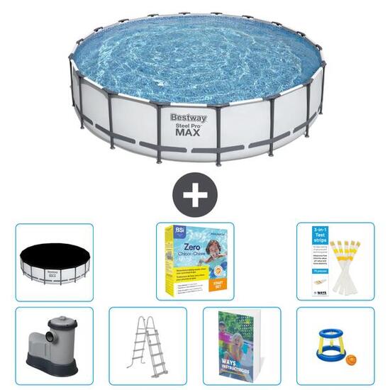 Bestway Steel Pro MAX Rund - 549x122 cm - 6-teilig S529
