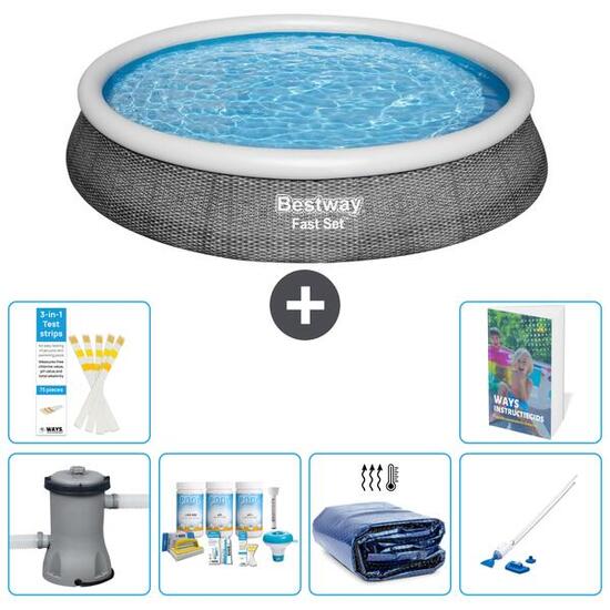 BESTWAY Piscina Bestway Fast Set Redonda - 396x84 cm - 5-piezas S310