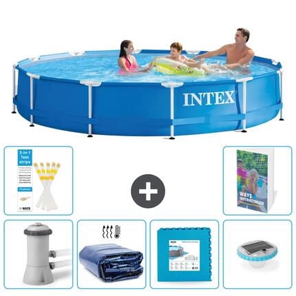 INTEX Piscina con estructura Redonda - 366x76 cm - 5-piezas S326