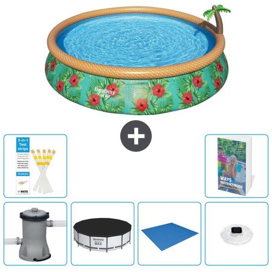 BESTWAY Piscina Bestway Fast Set Redonda - 457x84 cm - 7-piezas S248