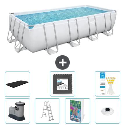 BESTWAY Piscina Bestway Power Steel Rectangular - 549x274x122 cm - S608
