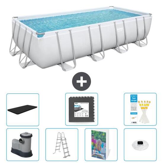 BESTWAY Piscina Bestway Power Steel Rectangular - 549x274x122 cm - S608