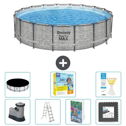 Bestway Steel Pro MAX Rund - 549x122 cm - 6-teilig S607