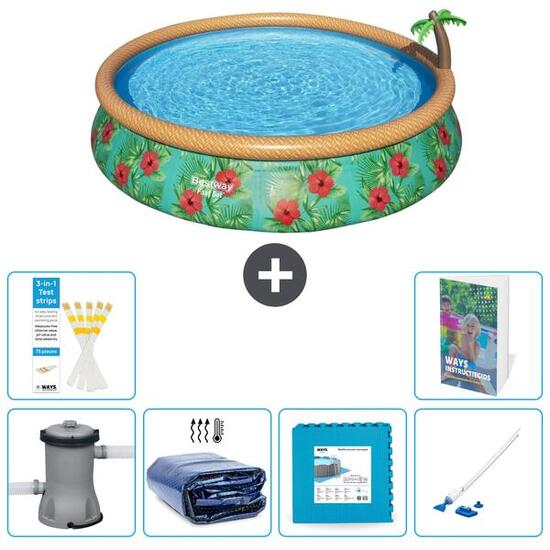 BESTWAY Piscina Bestway Fast Set Redonda - 457x84 cm - 7-piezas S319
