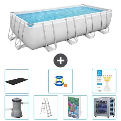 Bestway power steel rechthoekig - 488x244x122 cm - 6-delig s535