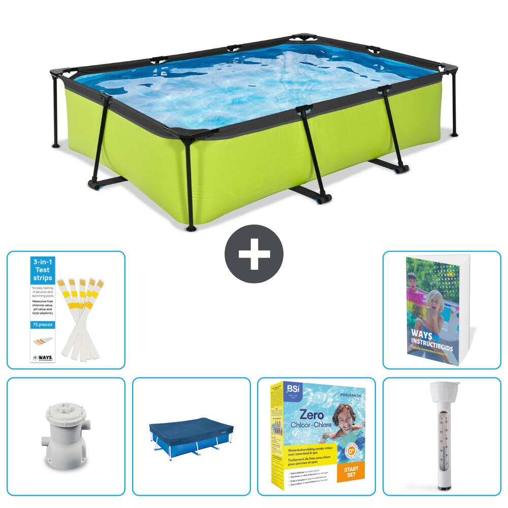 EXIT TOYS Piscina Exit Rectangular - 300x200x65 cm - 7-piezas  S192 1/7