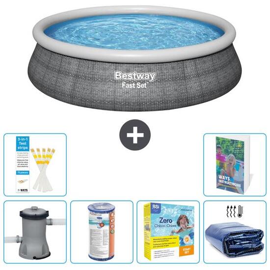 BESTWAY Piscina Bestway Fast Set Redonda - 457x84 cm - 5-piezas S224