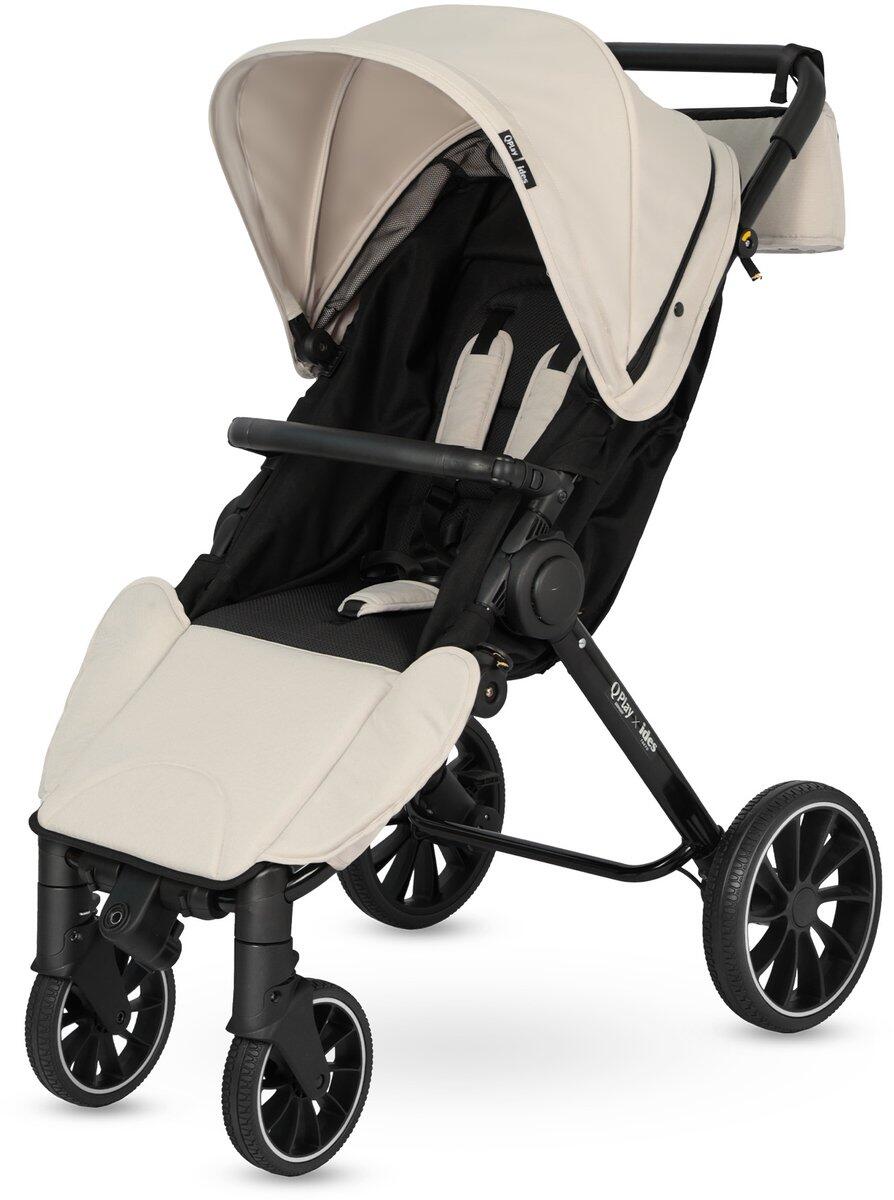 Qplay Go Cargo – Poussette pliable & chariot - Beige 2/7