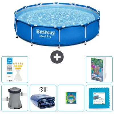 Bestway steel pro rond - 366x76 cm - 7-delig s229