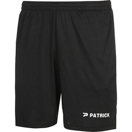 Patrick scheidsrechtersshort heren - zwart, elastische taille met koord