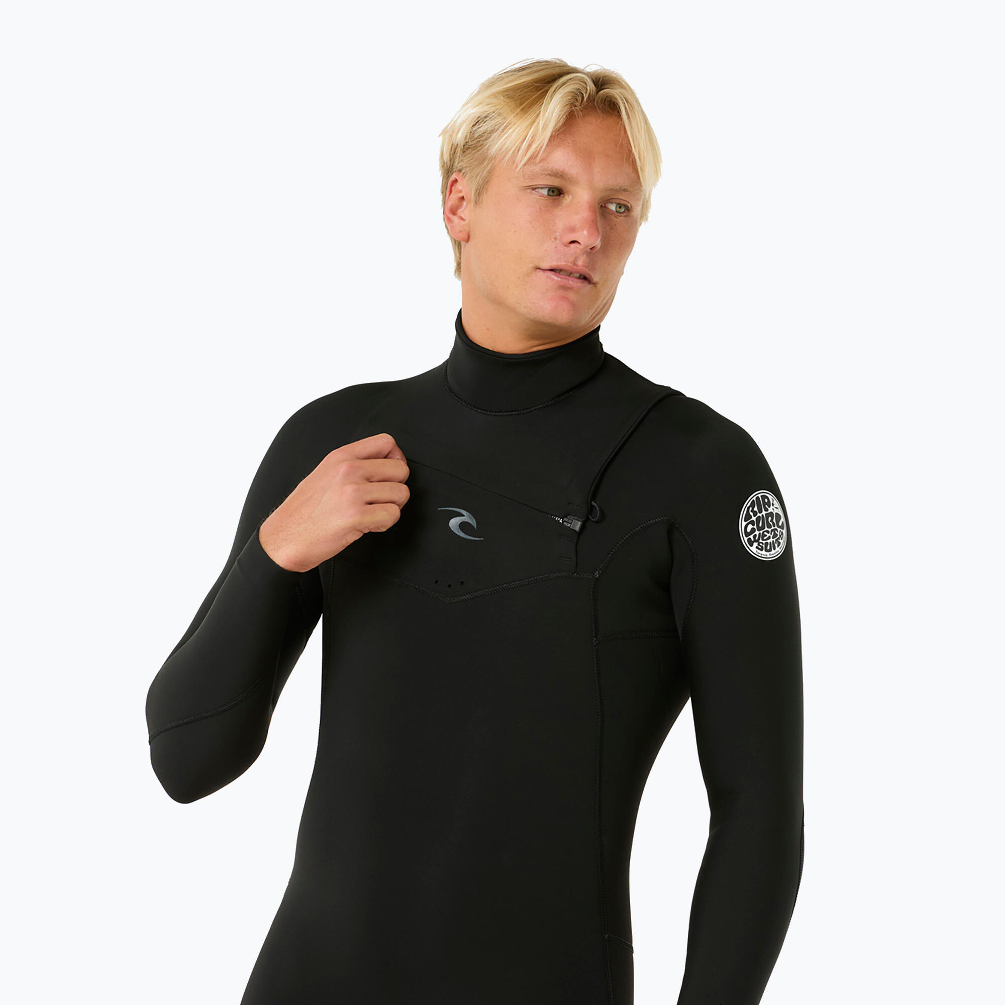Pianka do pływania męska Rip Curl Dawn Patrol 3/2 mm Chest Zip black 5/6