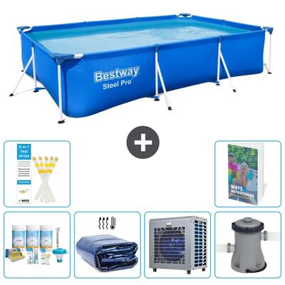Bestway steel pro rechthoekig - 300x201x66 cm - 5-delig s128