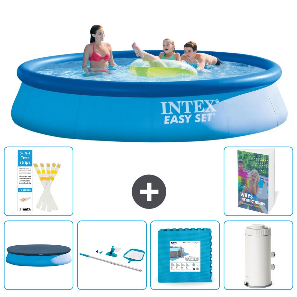 Easy Set Pool Rund - 396x84 cm - 7-teilig  S17 1/7