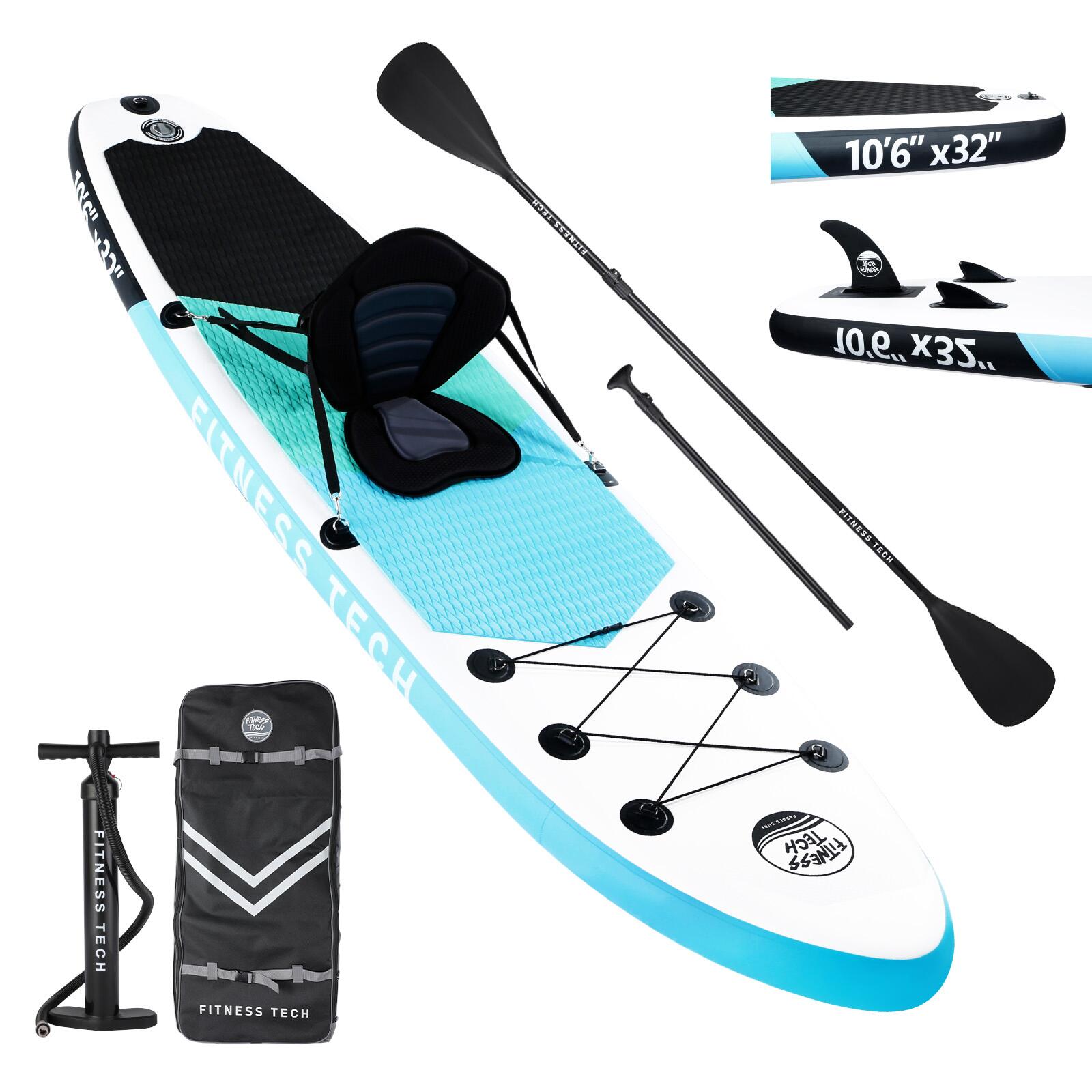 Stand up Paddle Surf Gonflable Ibiza 10'6" 320X81X15CM <160kg Accessoires 3/9