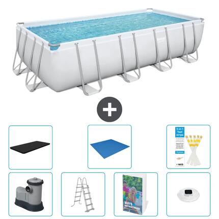 BESTWAY Piscina Bestway Power Steel Rectangular - 549x274x122 cm - S596