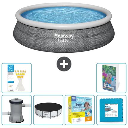 BESTWAY Piscina Bestway Fast Set Redonda - 457x84 cm - 5-piezas S276