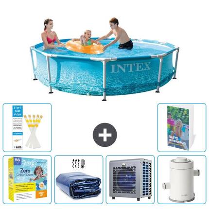 INTEX Basen ze stelażem Okrągły - 305x76 cm - 7-częściowy S157