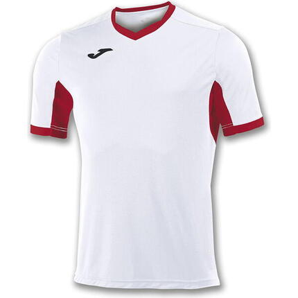 Joma Champion IV Maillot Manches Courtes Homme - Blanc / Rouge S