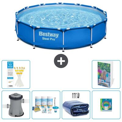 Bestway steel pro rond - 366x76 cm - 7-delig s282