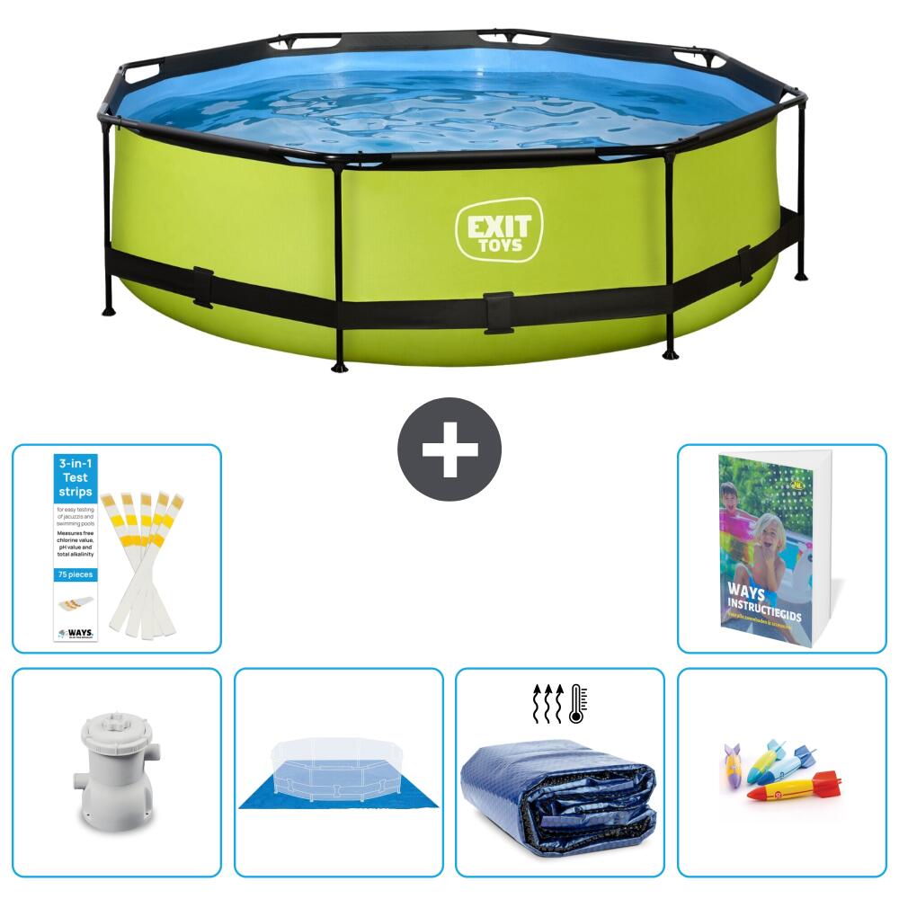 EXIT TOYS Piscina Exit Redonda - 300x76 cm - 7-piezas S220 1/7