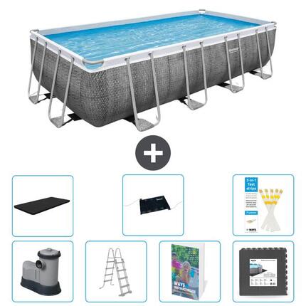 BESTWAY Piscina Bestway Power Steel Rectangular - 549x274x122 cm - S543