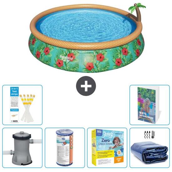 BESTWAY Piscina Bestway Fast Set Redonda - 457x84 cm - 7-piezas S224
