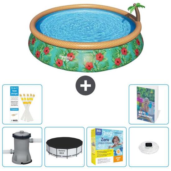 BESTWAY Piscina Bestway Fast Set Redonda - 457x84 cm - 7-piezas S178
