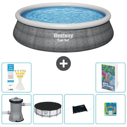 BESTWAY Piscina Bestway Fast Set Redonda - 457x84 cm - 5-piezas S211