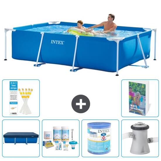 Piscine Tubulaire Rectangulaire - 260x160x65 cm - 7-pièces S34