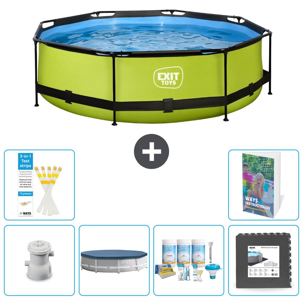 EXIT TOYS Piscina Exit Rotonda - 300x76 cm - 7-pezzi S238 1/7