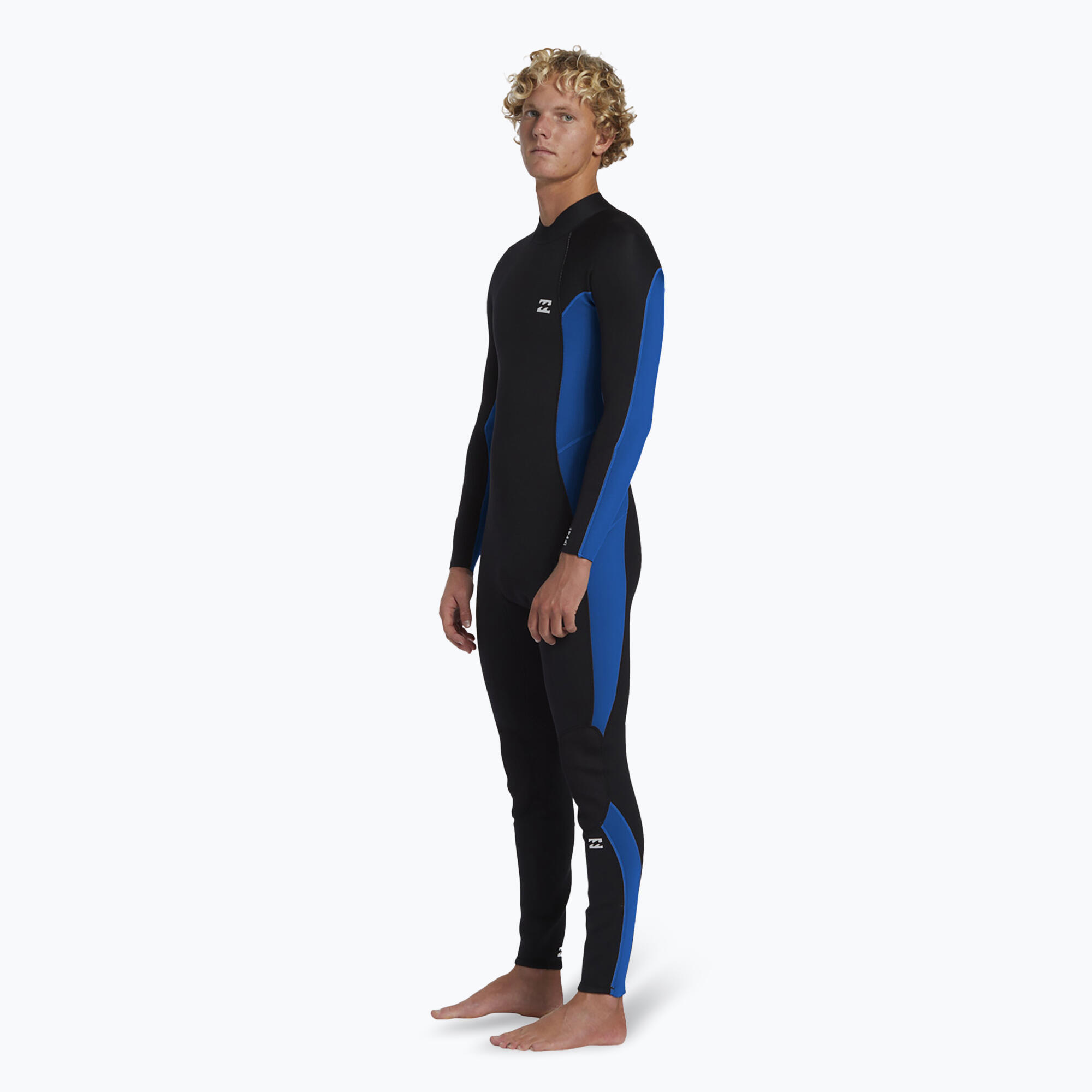 Pianka do pływania męska Billabong 3/2 mm Foil Back Zip mid blue 2/6