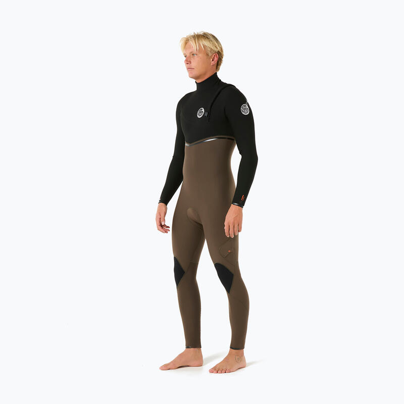 Spumă de înot pentru bărbați Rip Curl E Bomb 4/3 mm Zip Free deep rock