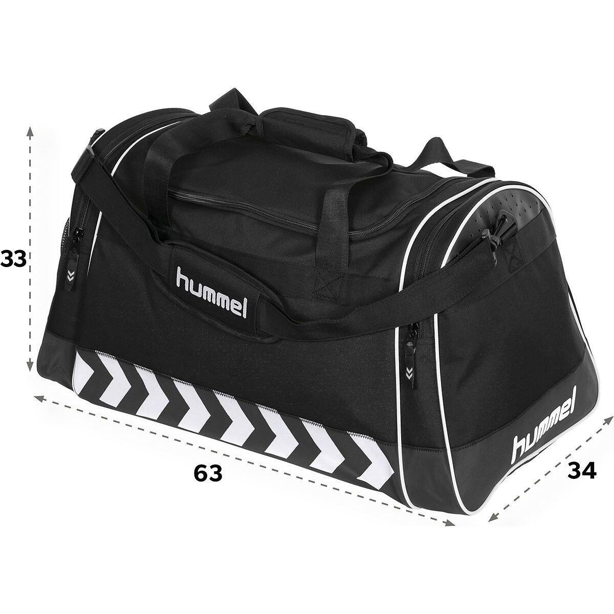 Hummel Luton (L) Sac de sport avec poches latérales - Noir 2/5