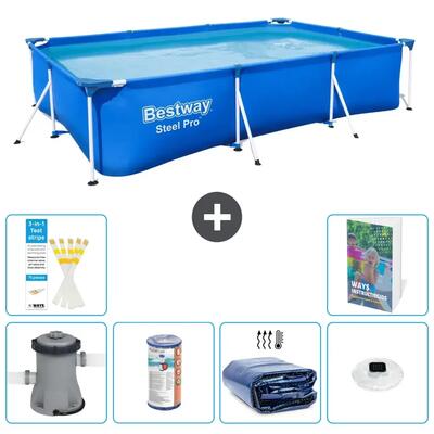 Bestway steel pro rechthoekig - 300x201x66 cm - 5-delig s275